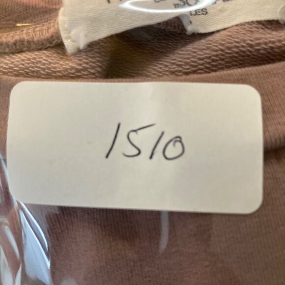 Womens UO Project Social T Sweatshirt M Mauve Cotton Polyester Spandex Long Slee - Picture 9 of 9